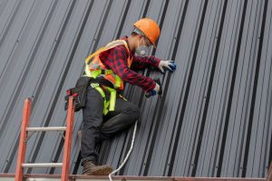 Metal roof restoration in Montgomery, IN